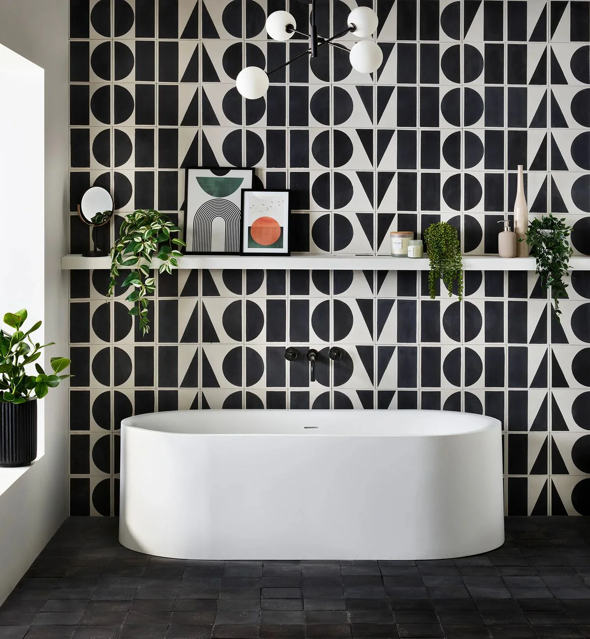 Bert & May Split Shift Old Iron Porcelain Tile - Image 9