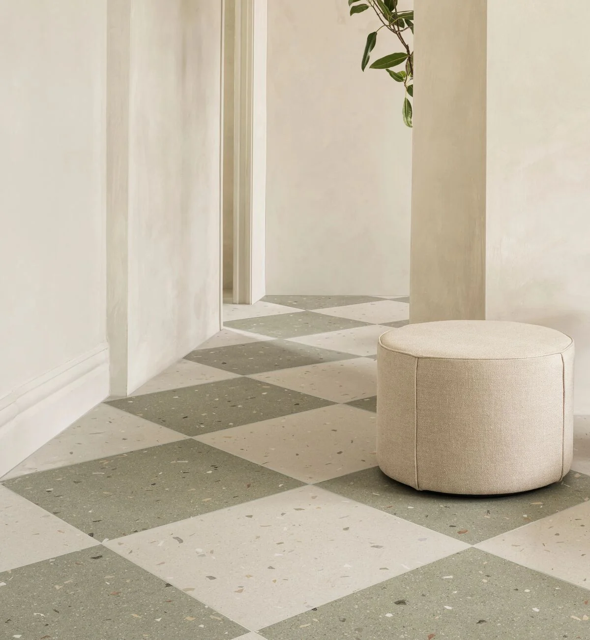 Confetti Cream Terrazzo Effect Tile - Image 6