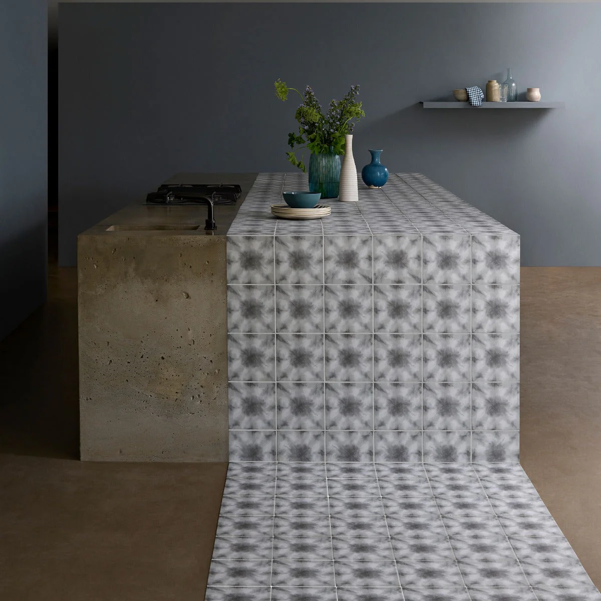 Designers Guild Shibori Graphite - Image 5
