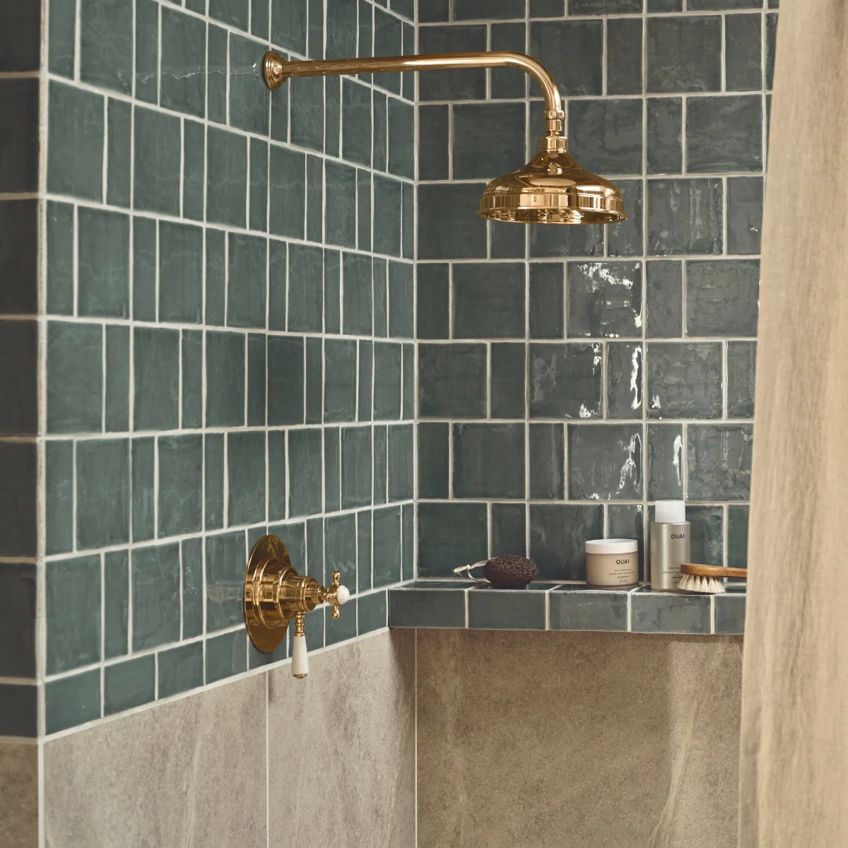 Jaipur Dartmouth Green Square Glazed Tile - Image 6