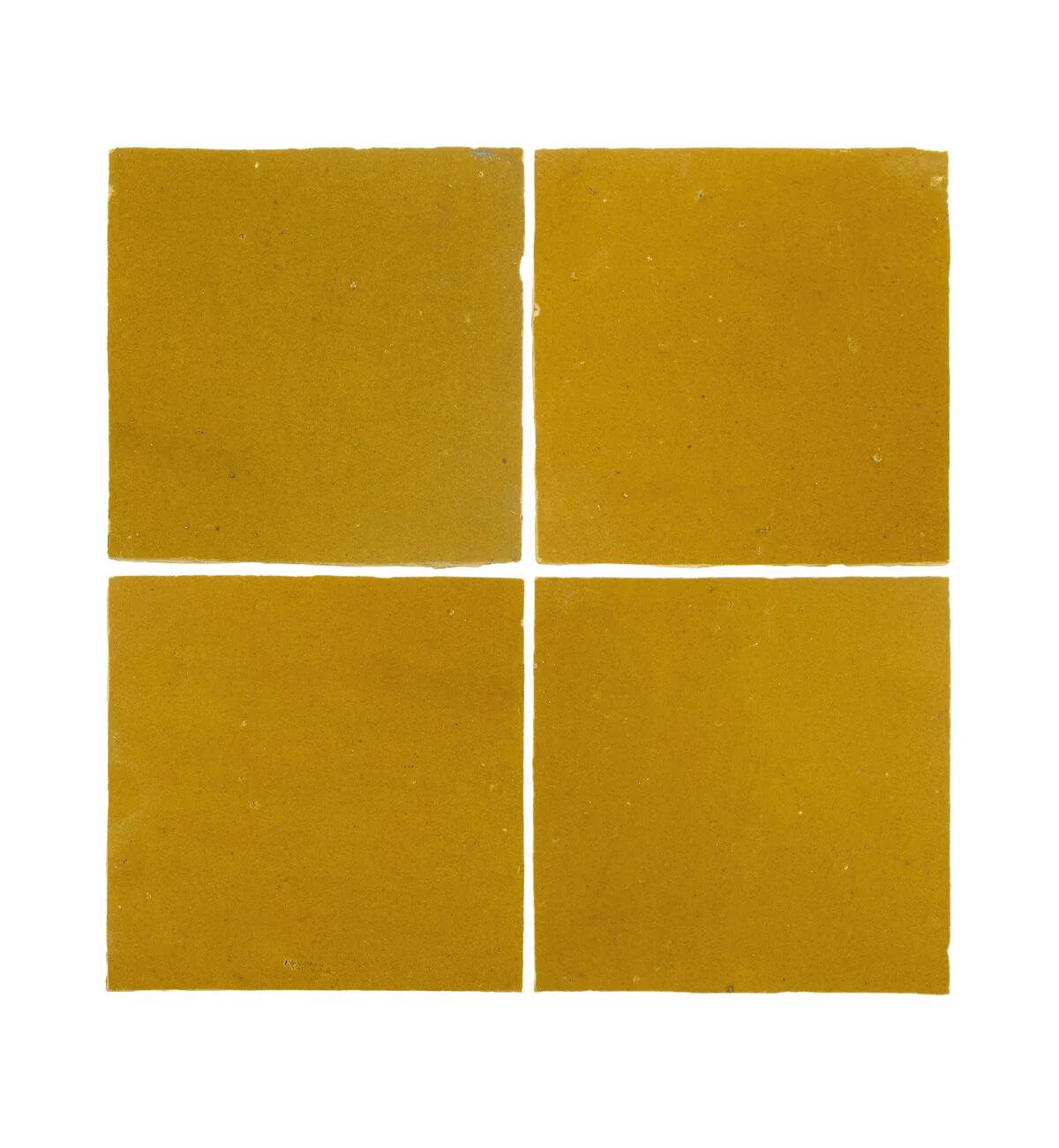 Medina Ochre Square Handmade Moroccan Zellige Tile - Image 5
