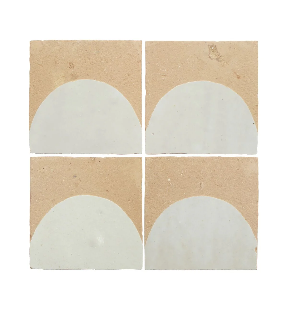 Medina Pure White Belen Handmade Moroccan Zellige Tile - Image 5