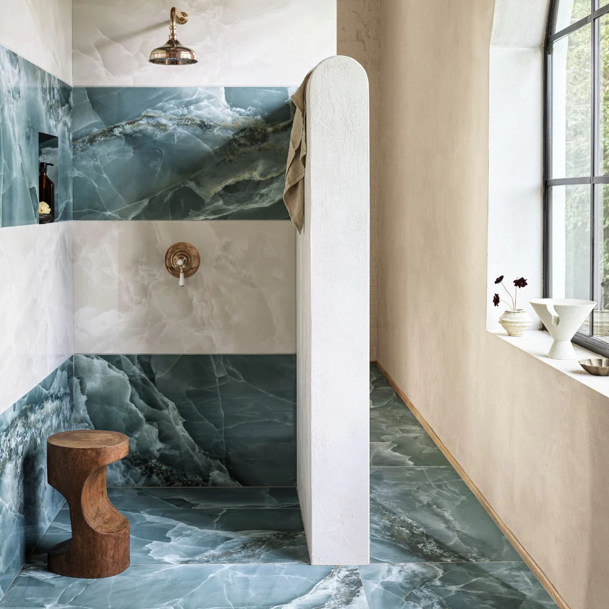 Onyx Green Polished Marble Effect Tile 60 x 120 - Image 4