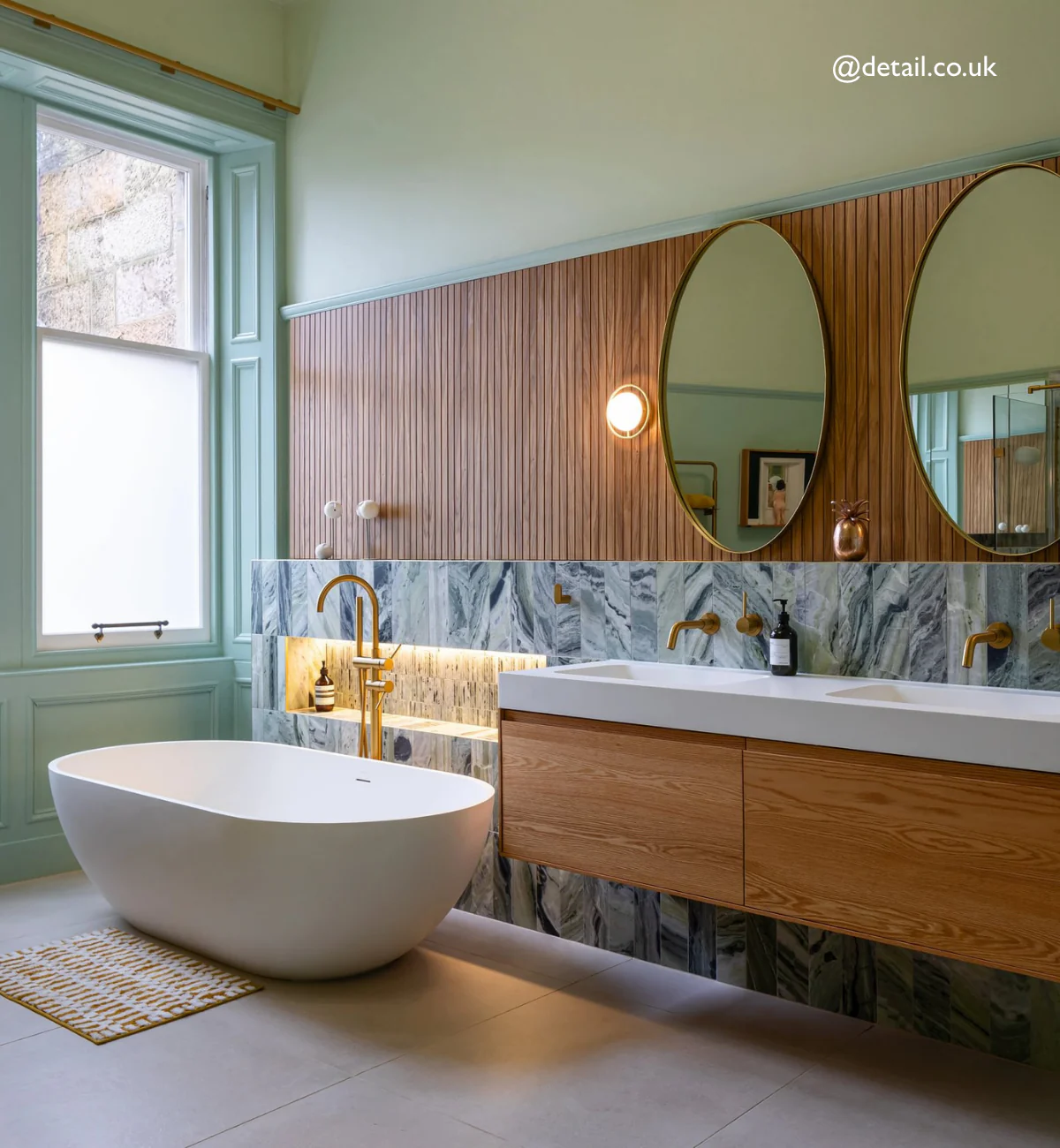 Seaspray Green Marble Tile 10x30 - Image 11